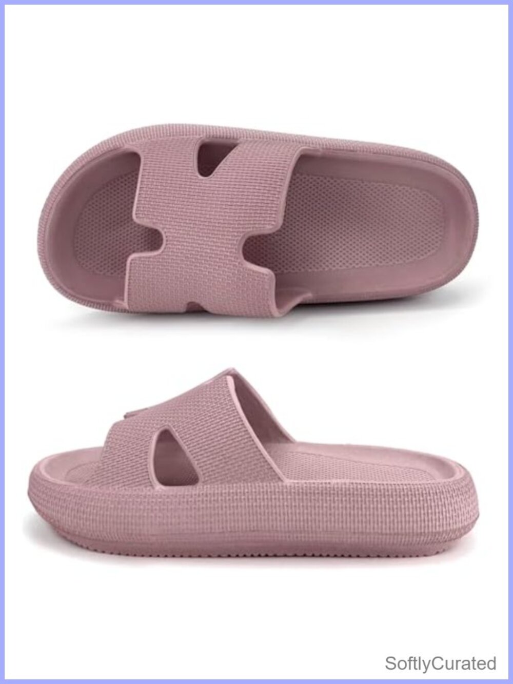 Cloud Slides For Women Memory Foam Platform Non-Slip Comfort Slippers